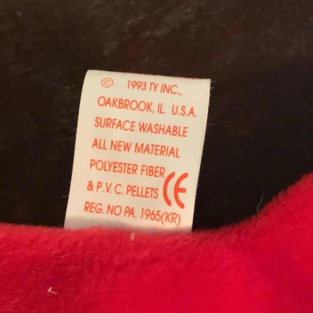 🍁Ty beanie babies Pinchers Lobster DOB 6/19/93 - Picture 8 of 12